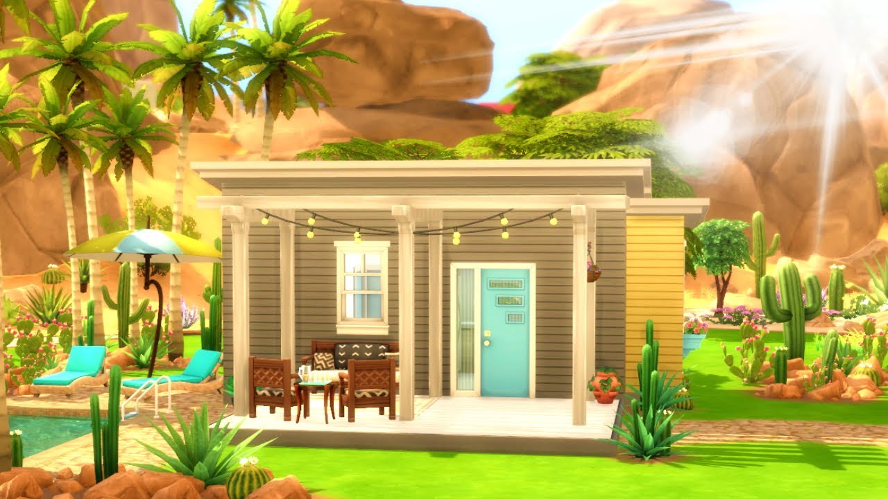 TINY HOUSE SIMS 4 TINY LIVING NO CC Sims 4 Stop Motion Build YouTube