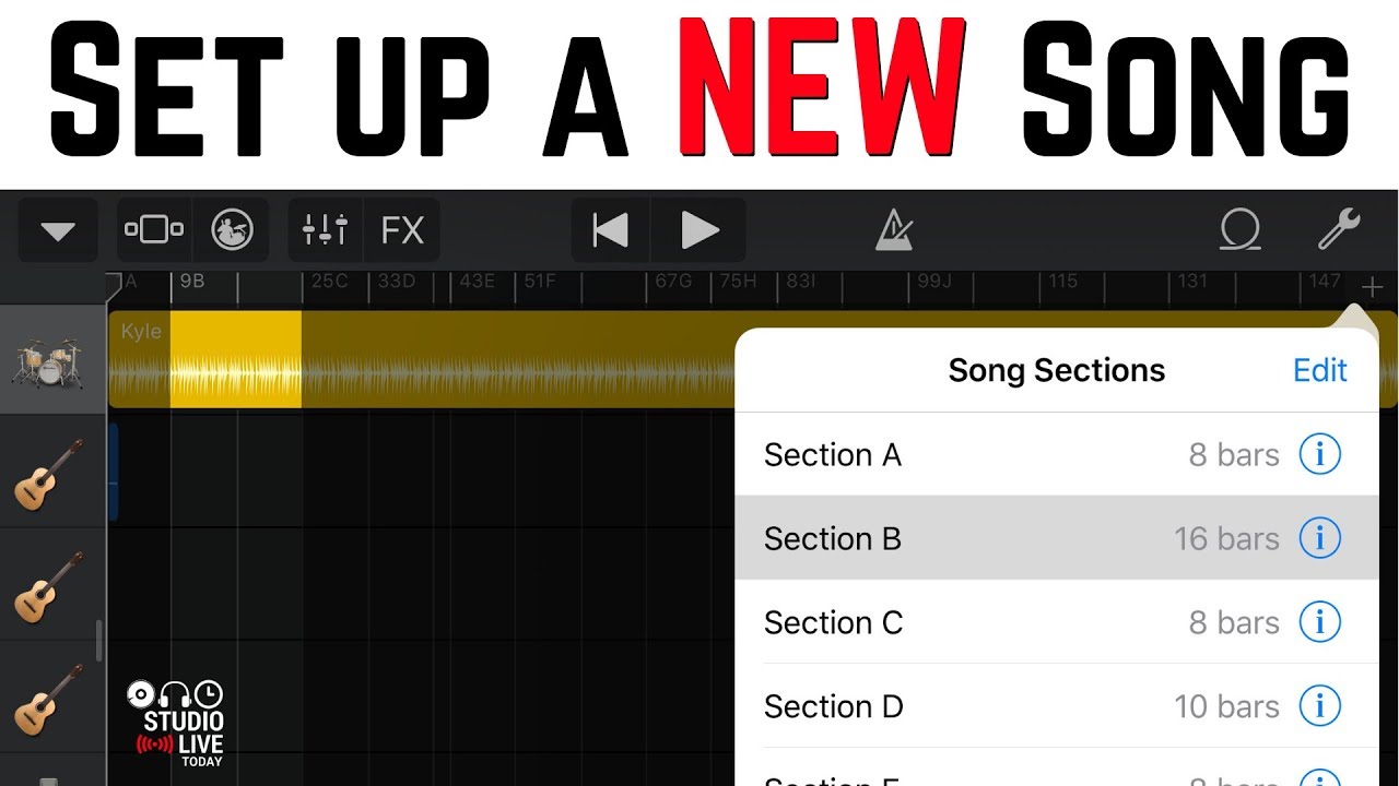garageband iphone app tutorial