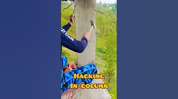 #Hacking in RCC column before brick work #brickwork