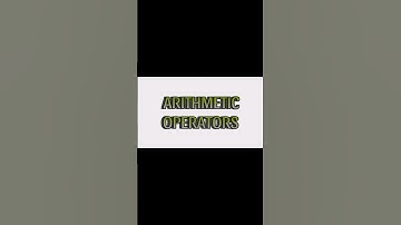 What are Arithmetic Operators in Java?