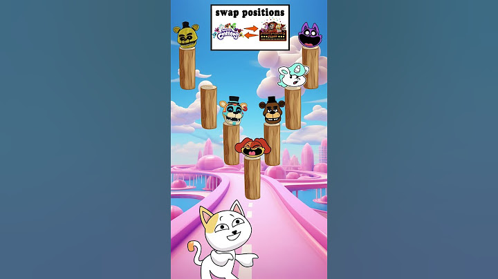 What is your IQ : How to swap FNAF Into the Pit vs Smiling Critters? #poppyplaytime #FNAF