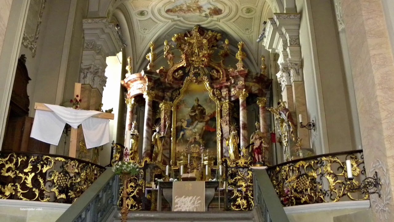 Tihanyi Bencés Apátsági templom. /Tihany Benedictine Abbey Church/