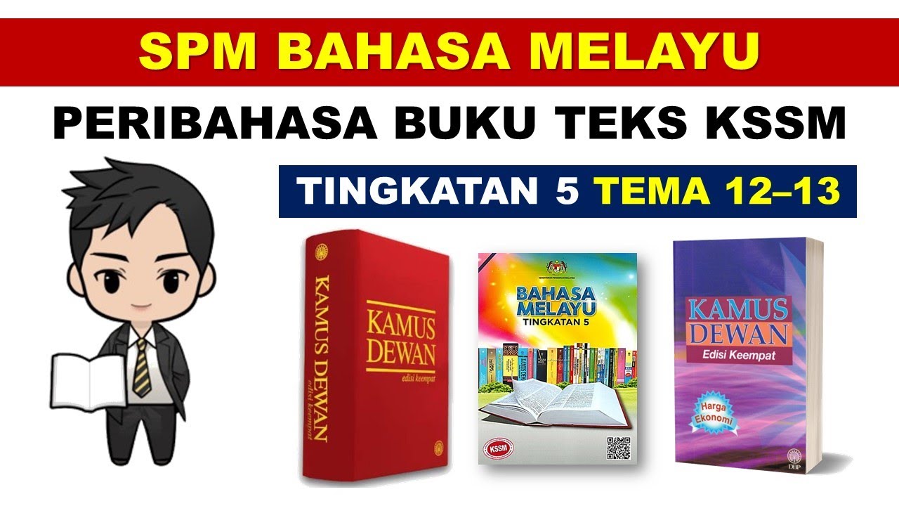 Spm Format Baharu 2020 Peribahasa Buku Teks Tingkatan 5 Tema 12 13 Youtube