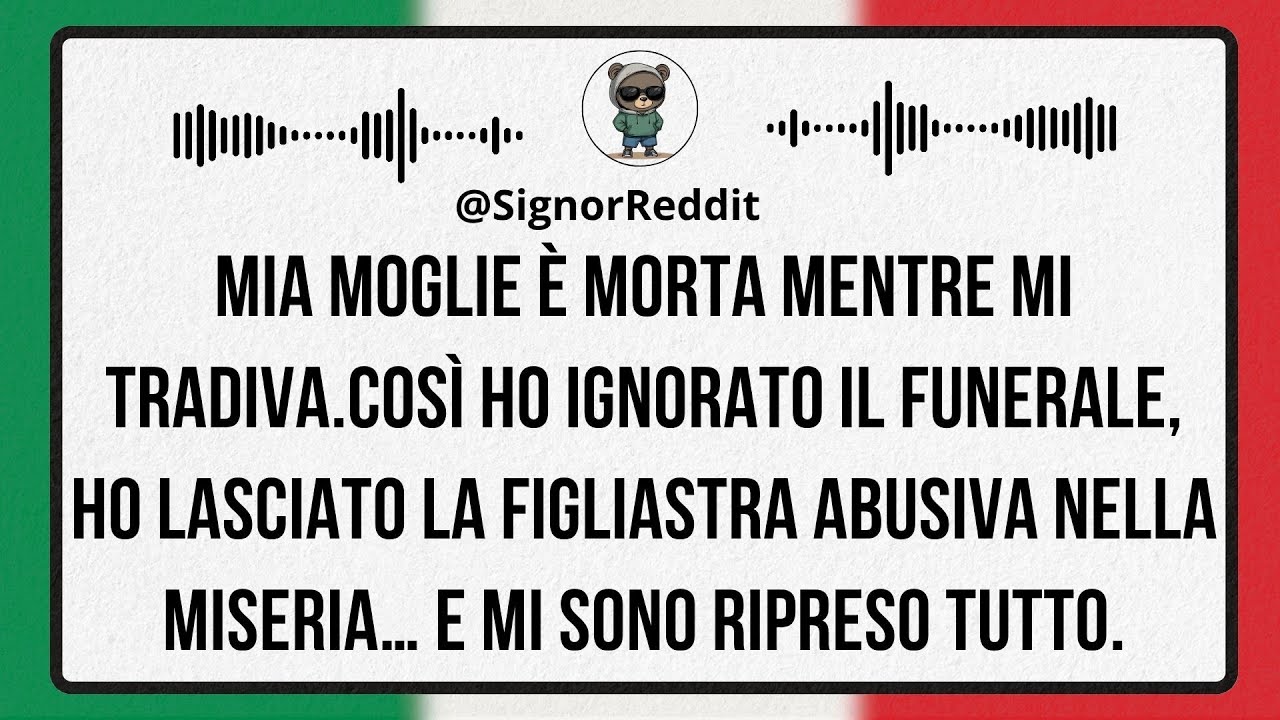 Mia moglie è morta mentre mi tradiva, così ho ignorato il funerale e lasciato la sua figlia