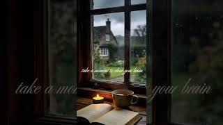 take a moment to clear your mind #rain #whitenoise #rainoundforsleep