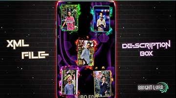 NEW TRENDING 3D XML FILE💝🔥 || NEW ATTITUDE XML 🎟️🦋 || NEW TREND XML FILE 👀💦 || #xml #alightmotion