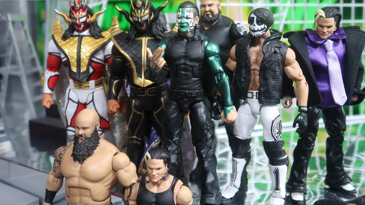 EPIC NEW WWE ACTION FIGURES! ULTIMATE EDITION AJ STYLES! ELITE CUSTOM JEFF HARDY