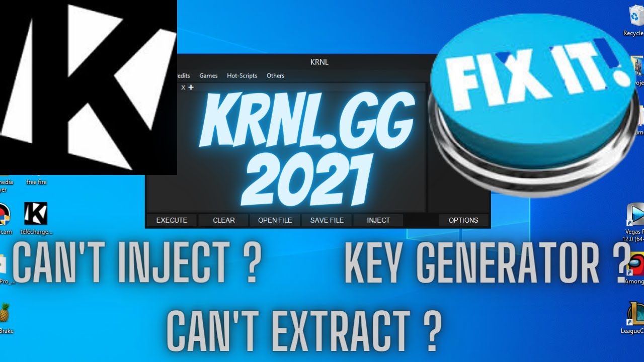 How to Fix SOME KRNL Errors [ injecting , extracting and key] 2021 
