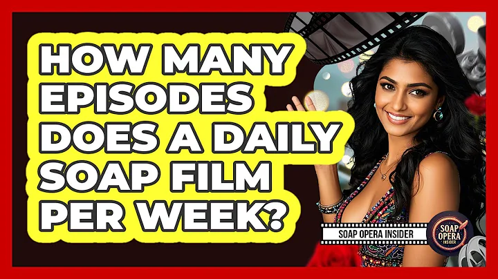 How Many Episodes Does A Daily Soap Film Per Week?