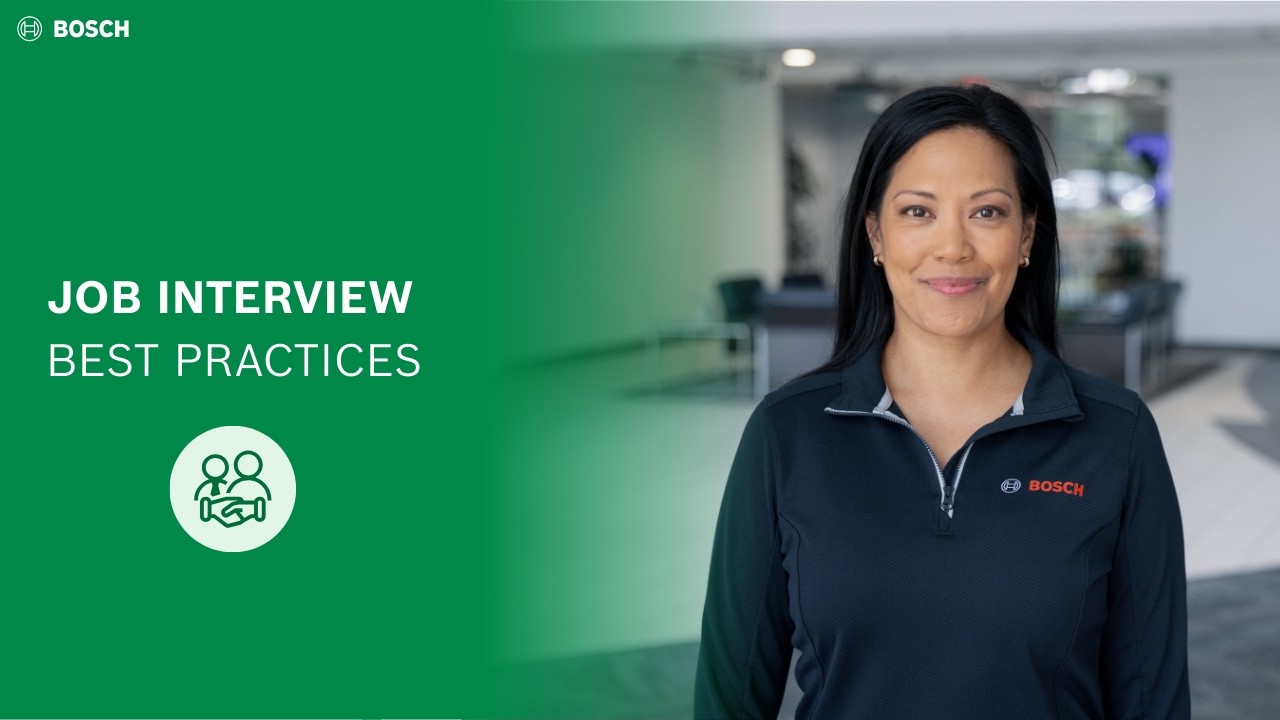 Job Interview Tips: A two-way conversation | Careers at Bosch USA - YouTube