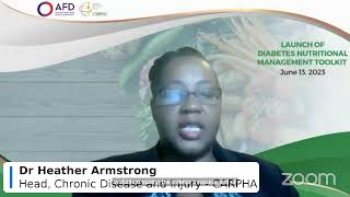 Launch of Diabetes Nutritional Management Toolkit Webinar