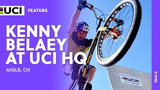 Trials' legend Kenny Belaey visits the UCI Headquarters in Switzerland screenshot 4