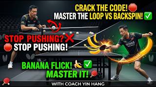 Cracking the Code Yin Hang's Ultimate Backhand Loop Key Points vs Backspin 🏓 Net Worth