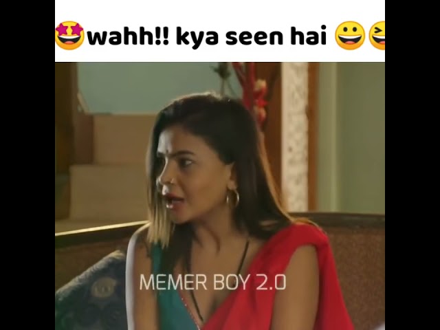 Ye Kya Bol rhi he🔥🔥😆 Bhabhi khel Gyi ,memer boy 2.0 memes video viral funny memes class=