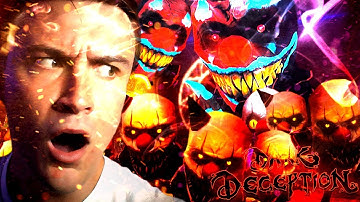 Dark Deception Chapter 3 Ending - CHASED BY EVIL CLOWN GREMLINS?! | Dark Deception (Crazy Carnevil)