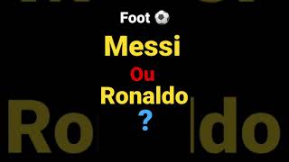 Messi ou Ronaldo #ronaldo&messi