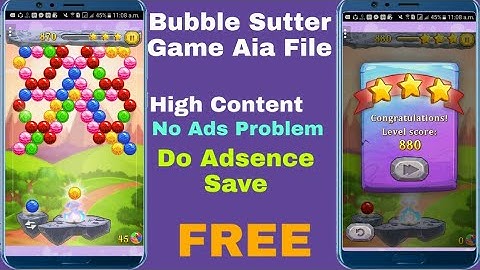 New Best Aia File / Bubble sutter Game aia File Free