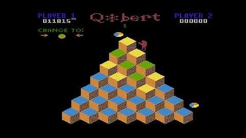 Atari 8-bit/5200:-  Q*bert