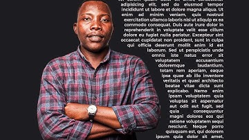 How to Wrap text around any image in Photoshop