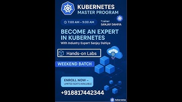 Kubernetes Master Program 🚀 | Live Weekend Batch | 7 AM – 9 AM | Enroll Now | Trainer: Sanjay Dahiya