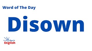 Disown | New Vocabulary Every Day