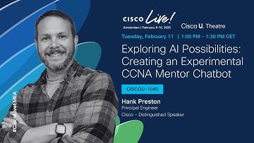 Creating an Experimental CCNA Mentor Chatbot | Exploring AI Possibilities