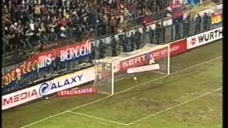 2005 (November 30) Steaua Bucharest (Romania) 3 -Halmstads (Sweden) 0 (UEFA Cup)