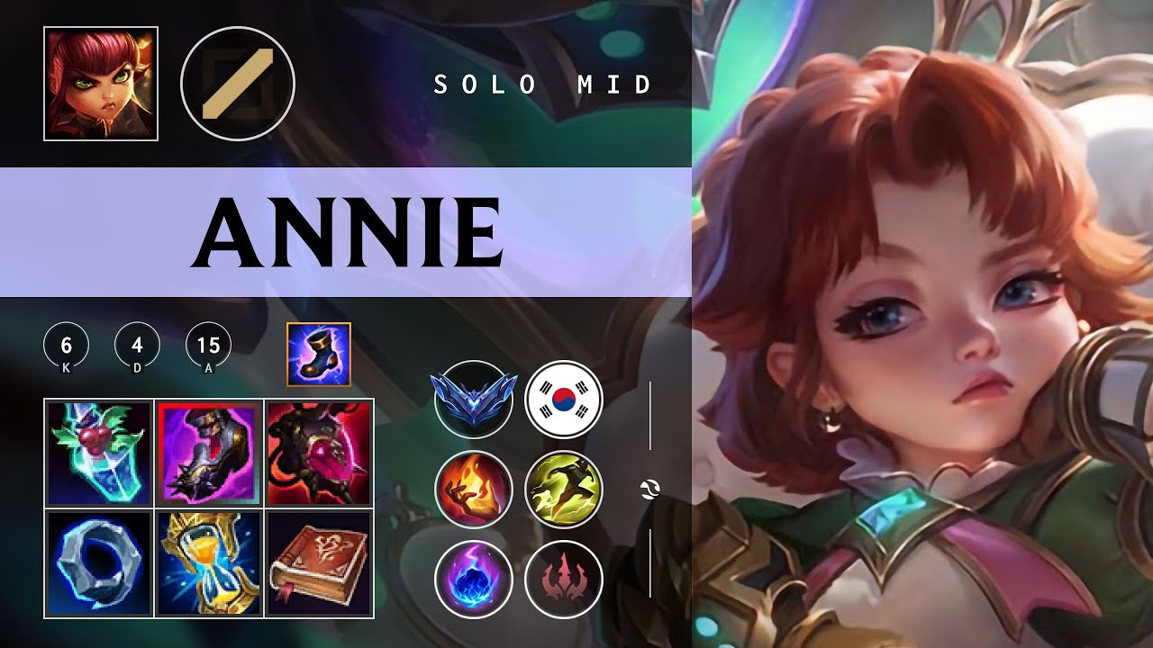 Annie Mid vs Qiyana - KR Diamond Patch 26.02