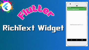 Flutter RichText Widget | Dart & Flutter Bangla Tutorial