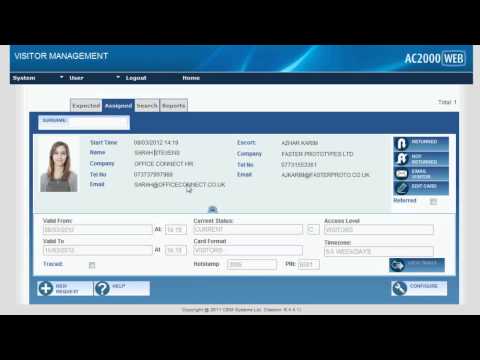 CEM AC2000 Web Edition Overview - video from CEM Systems