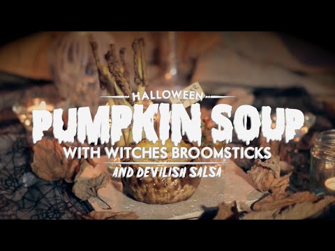 halloween-pumpkin-soup-with-witches-broomsticks-and-devilish-salsa
