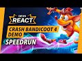 Devs Reacting to a Crash 4 Demo Speedrun Is the Funniest One Yet