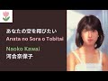 河合奈保子「あなたの空を翔びたい」歌詞  |  Naoko Kawai - Anata no Sora o Tobitai (Lyrics/Romaji)