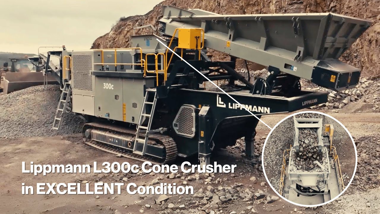 Lippmann L300c Cone Crusher For Sale