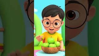 The Yummy Green Apple! 🍏 Learn Fruits &amp; Colors | Zoom Cartoon TV#shorts