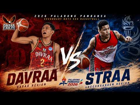 DAVRAA VS STRAA | FINALS | GOLD MEDAL MATCH | Palarong Pambansa Secondary Boy's Basketball 2026