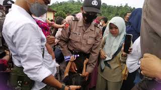 Momen Haru Saat Bintara Polri Tahun 2022 Bertemu Keluarga Di Spn Mandalawangi Polda Banten