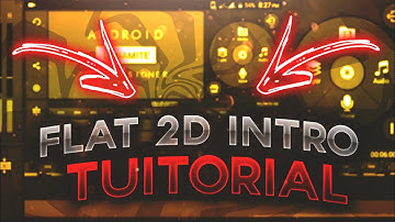 FLAT 2D INTRO TUITORIAL ON ANDROID ( PIXELLAB, KINEMASTER )