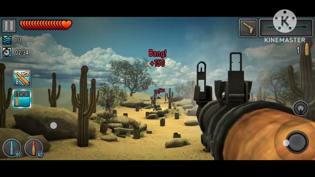 Last Hope_ Zombie Sniper 3D Survival Up 4 A  Challanges Fruit Ninja rocket missile killed gameplay 