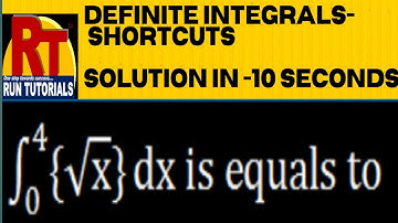 INTEGRATION SHORTCUTS //DEFINITE INTEGRALS(GIF)- SOLUTION IN 10 SECONDS: NIMCET//BHU//JNU//MCA