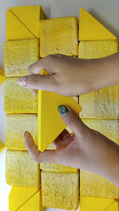 三角粉笔碎#asmr triangle gym chalk