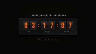 3 Hour 30 Minute Timer ⏱️ | Flip Clock Countdown