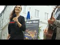 Magic vibes superstition cover with a street dancer in a shopping mall in gnzburg