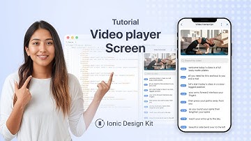 How to create a Video Player Screen | Ionic Design Kit