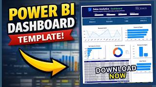 Power BI Sales Dashboard Template (Beginner-Friendly Project)