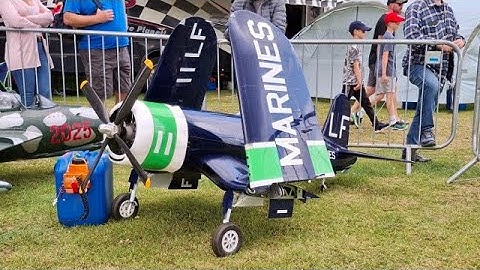 CARF MODELS 1 /4 SCALE CHANCE VOUGHT F4U CORSAIR DISPLAY AT WESTON PARK INTERNATIONAL - 2025