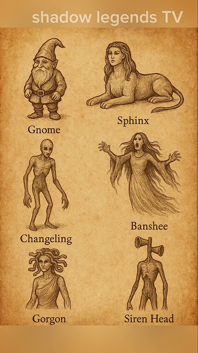 'Myth Creatures: Banshee and Gorgon '#trollface #shorts#mythicalcreatures#scary