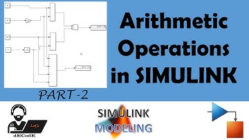 Arithmetic Operation in SIMULINK || let