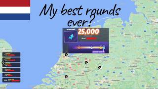 My best GeoGuessr run ever (Sub 15 Min 🇳🇱)
