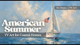 American Summer | USA Patriotic Art for TV | 4th of July Screensaver No Music screenshot 3